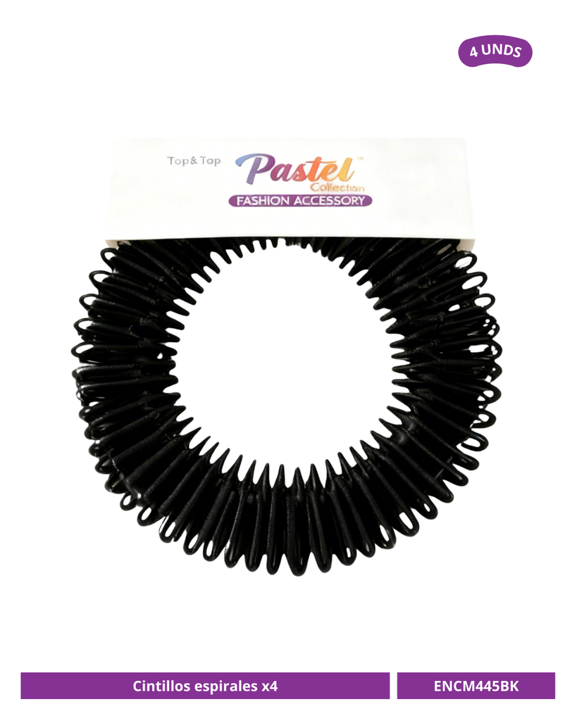 CINTILLO ESPIRAL SET DE 4