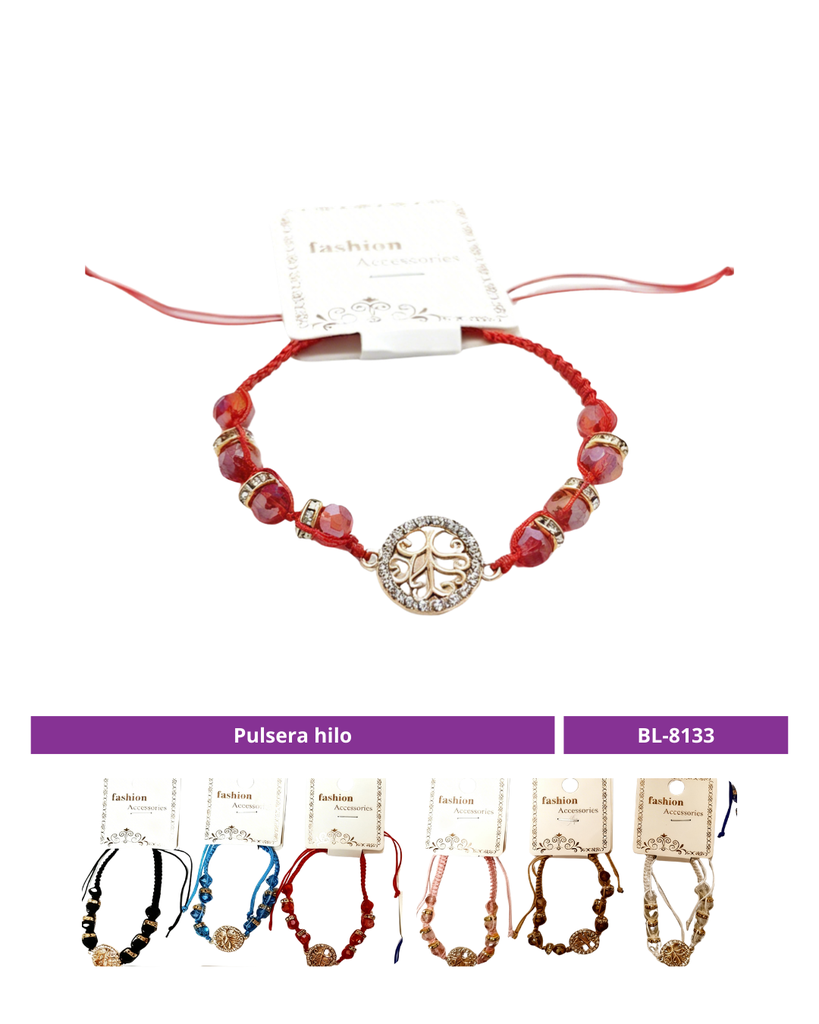 PULSERA HILO PIEDRA ARBOL DE LA VIDA