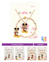 SET COLLAR Y PULSERA MICKEY