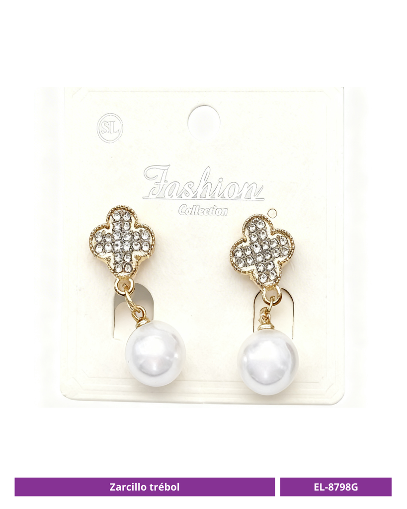 ZARCILLO TREBOL PERLA