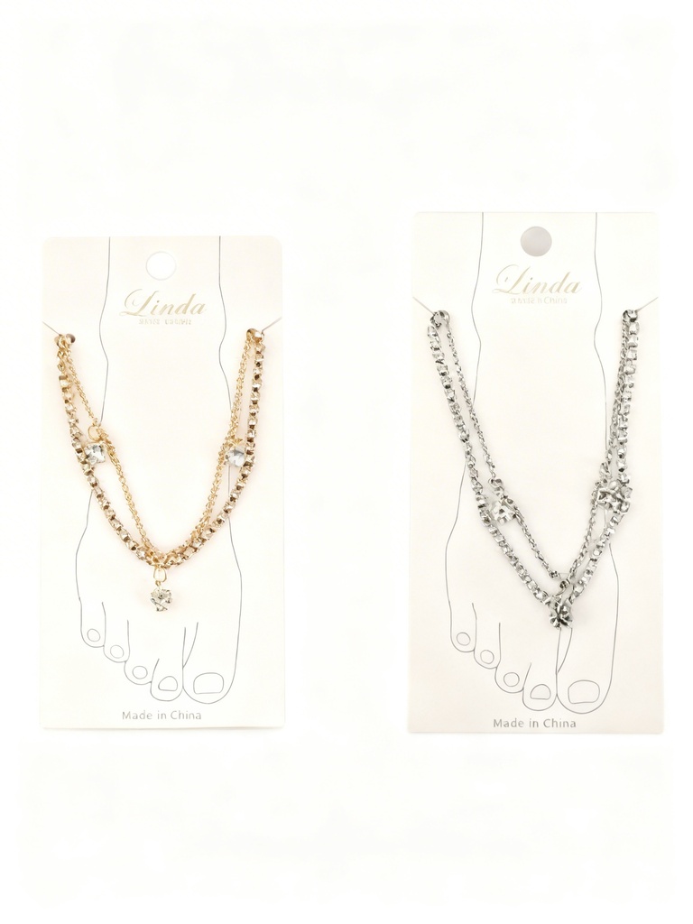 TOBILLERAS STRASS DIAMANTE