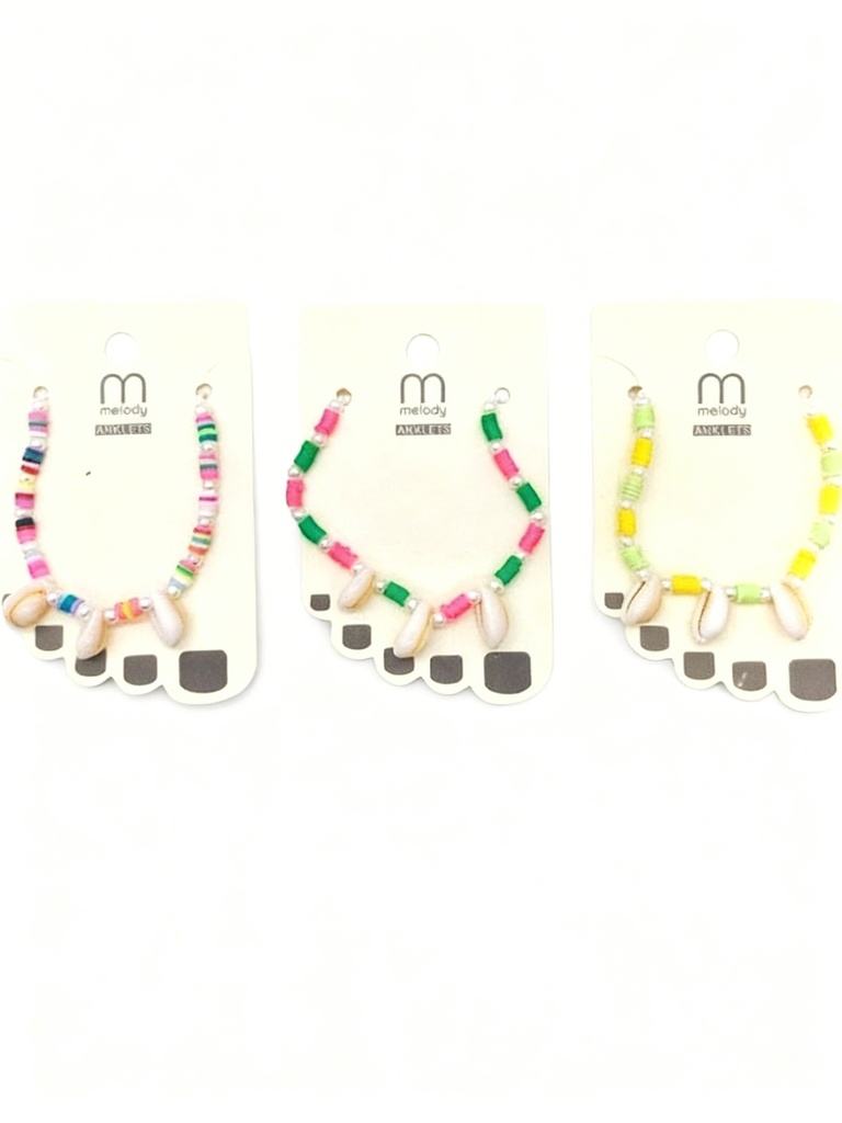 TOBILLERAS FANTASIA PIEDRA CARACOL