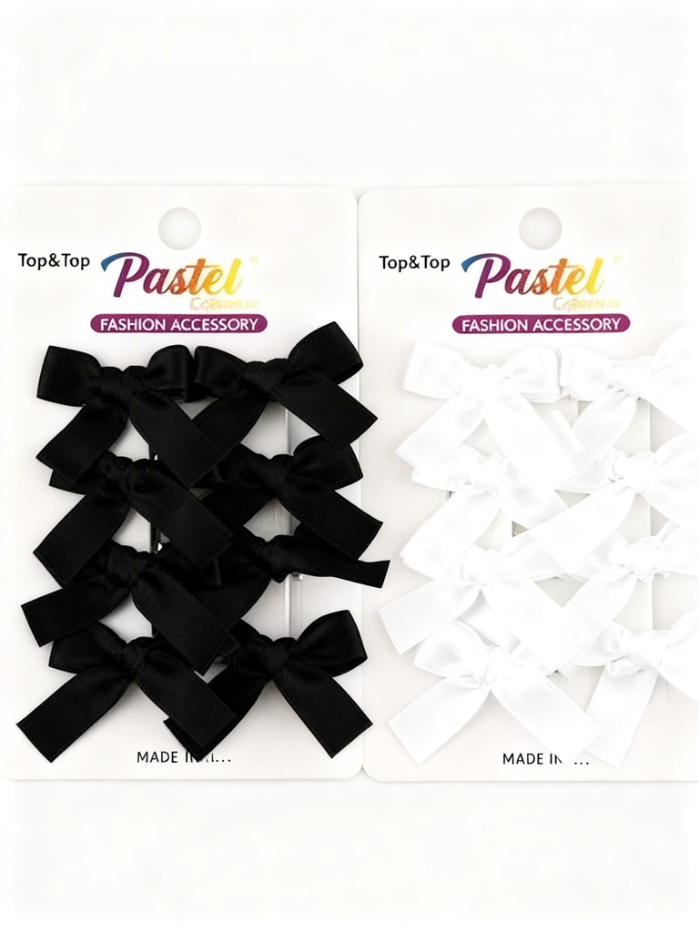 SET GANCHO LAZO BLANCO Y NEGRO X8