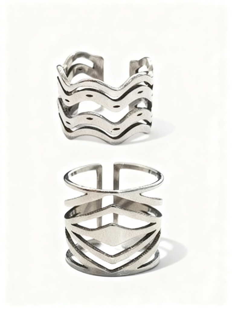 ANILLOS GRANDES ACERO