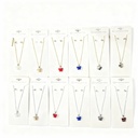 COLLAR ACERO MARIPOSA CRISTAL