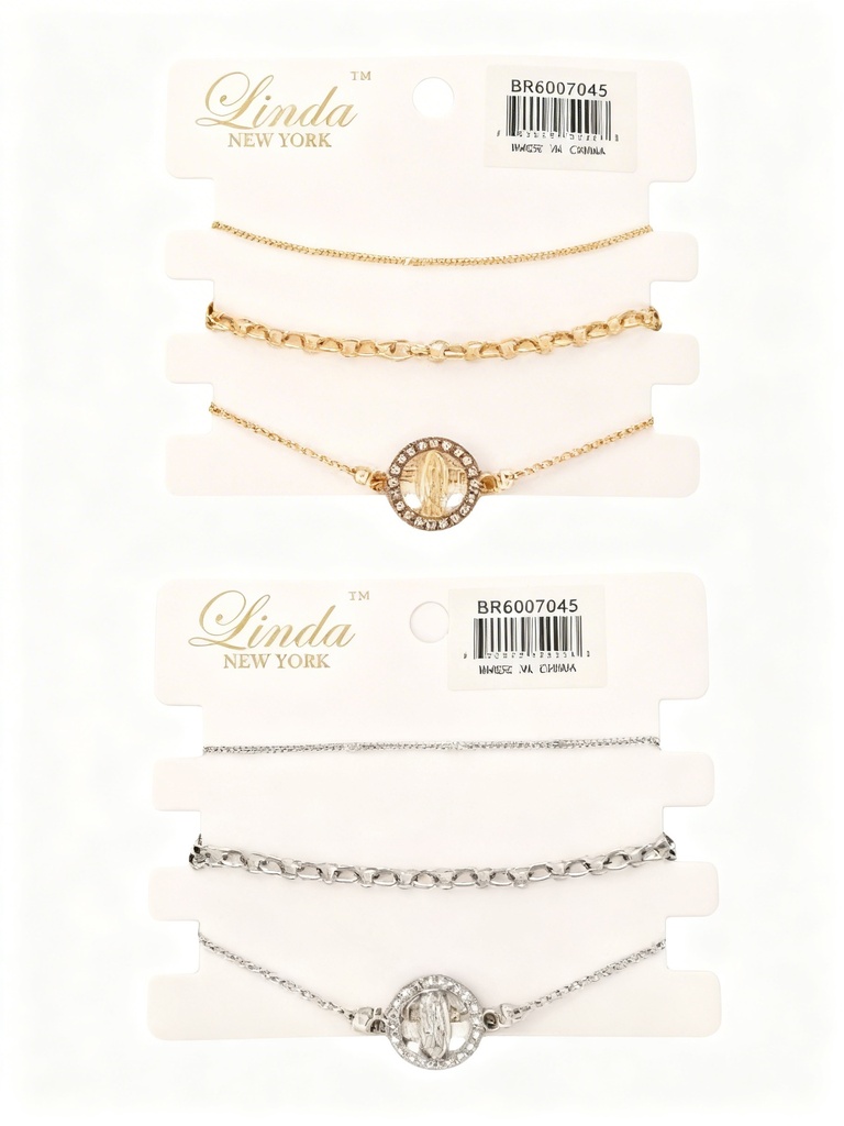 PULSERAS CADENA SET DE 3