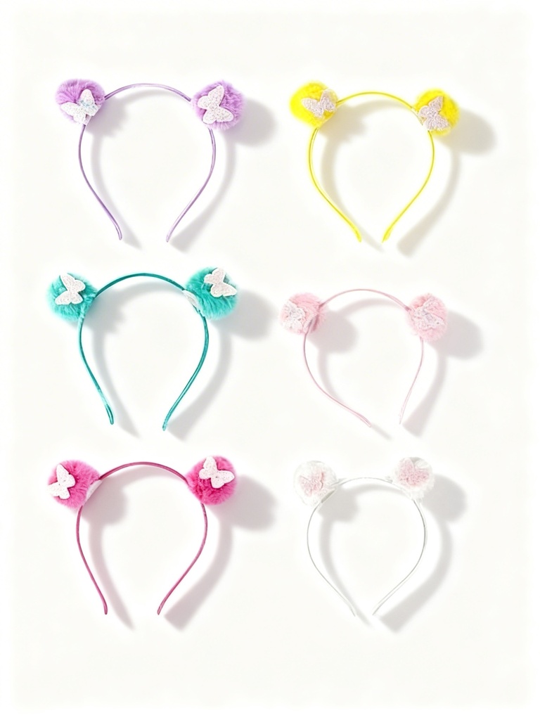 CINTILLOS POMPON MARIPOSA