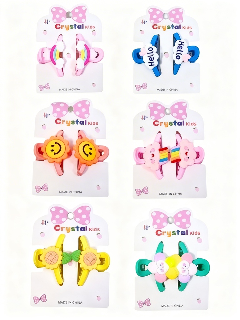 GANCHETAS NIÑAS MINI SET DE 2