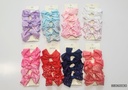 GANCHOS LAZOS SET DE 2 PARES CORAZON