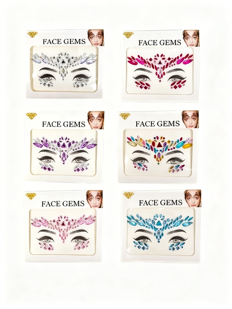 GEMAS FACIALES COLORES