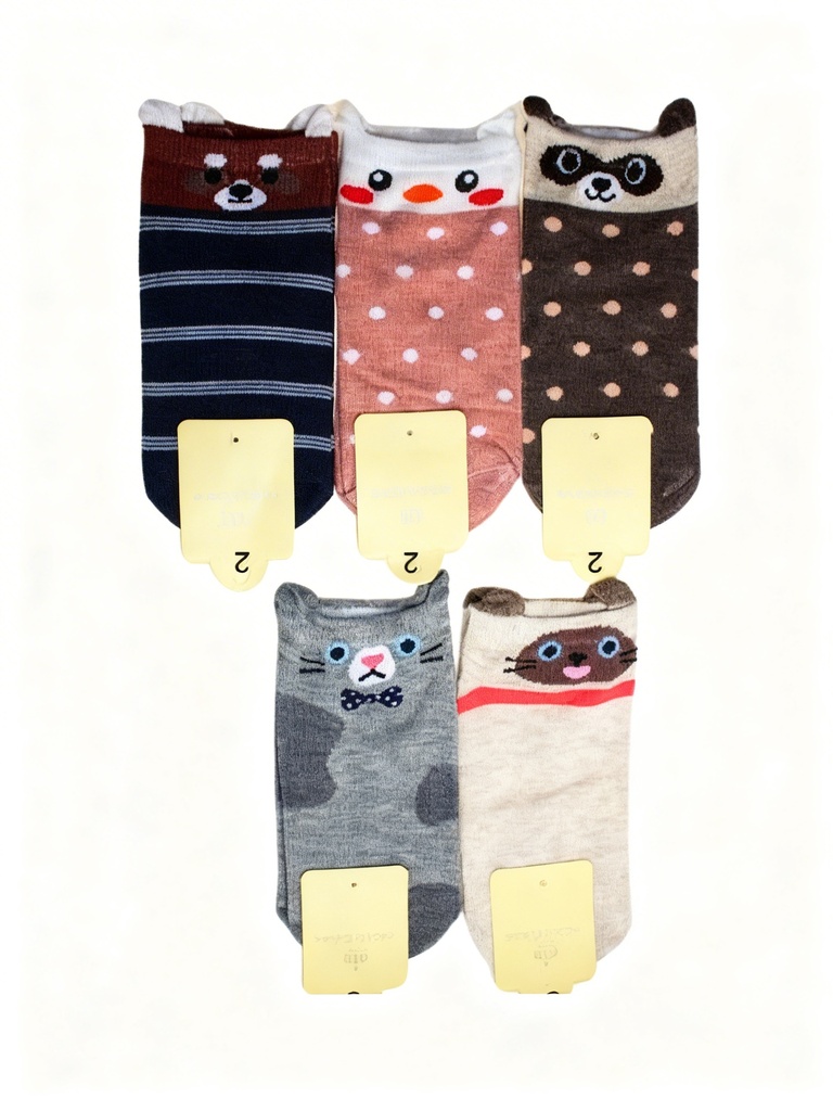 MEDIAS TOBILLERAS ANIMALITOS