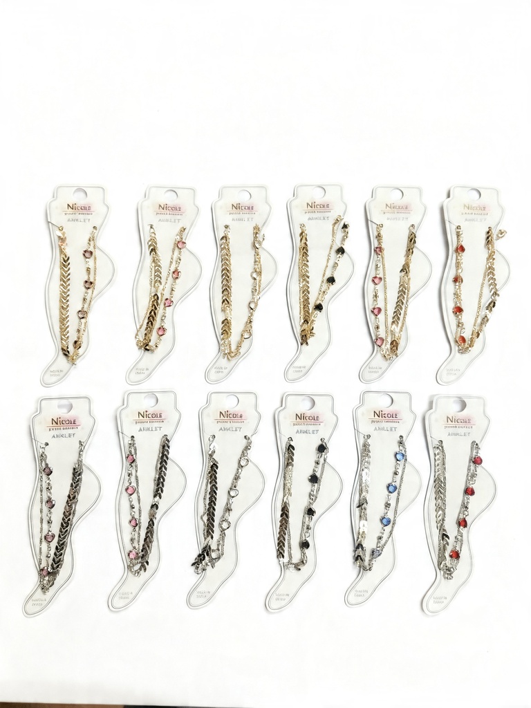 TOBILLERA CADENA CORAZON