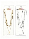 COLLAR CADENA CRUZ X3
