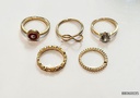 ANILLOS OJO TURCO SET DE 5