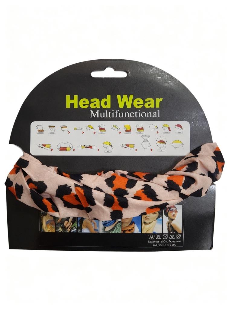 MULTI SCARF ANIMAL PRINT