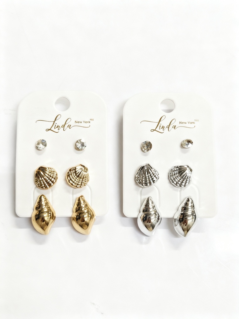 SET ZARCILLO CARACOL X3