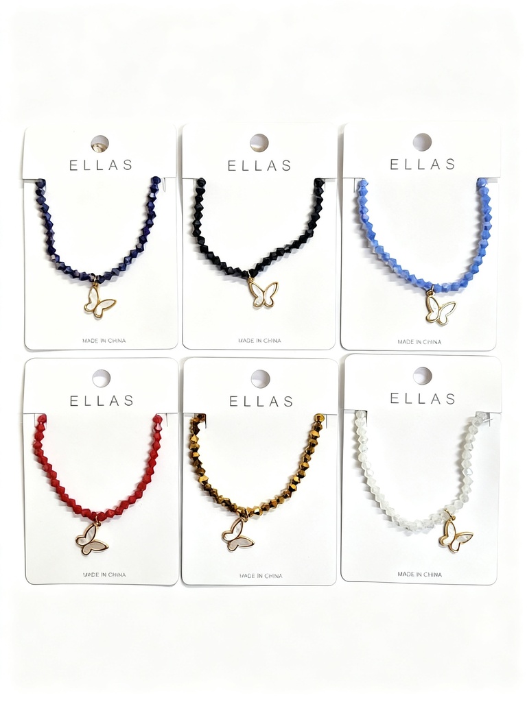 PULSERA CRYSTAL MARIPOSA