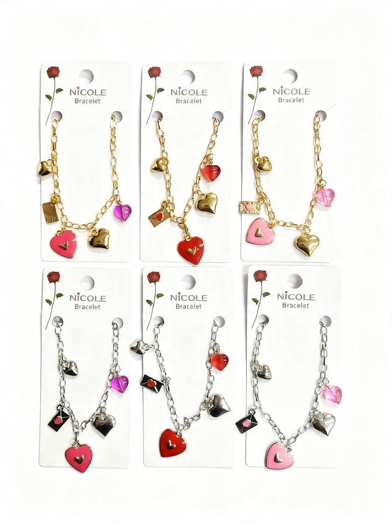 PULSERA CADENA CORAZON