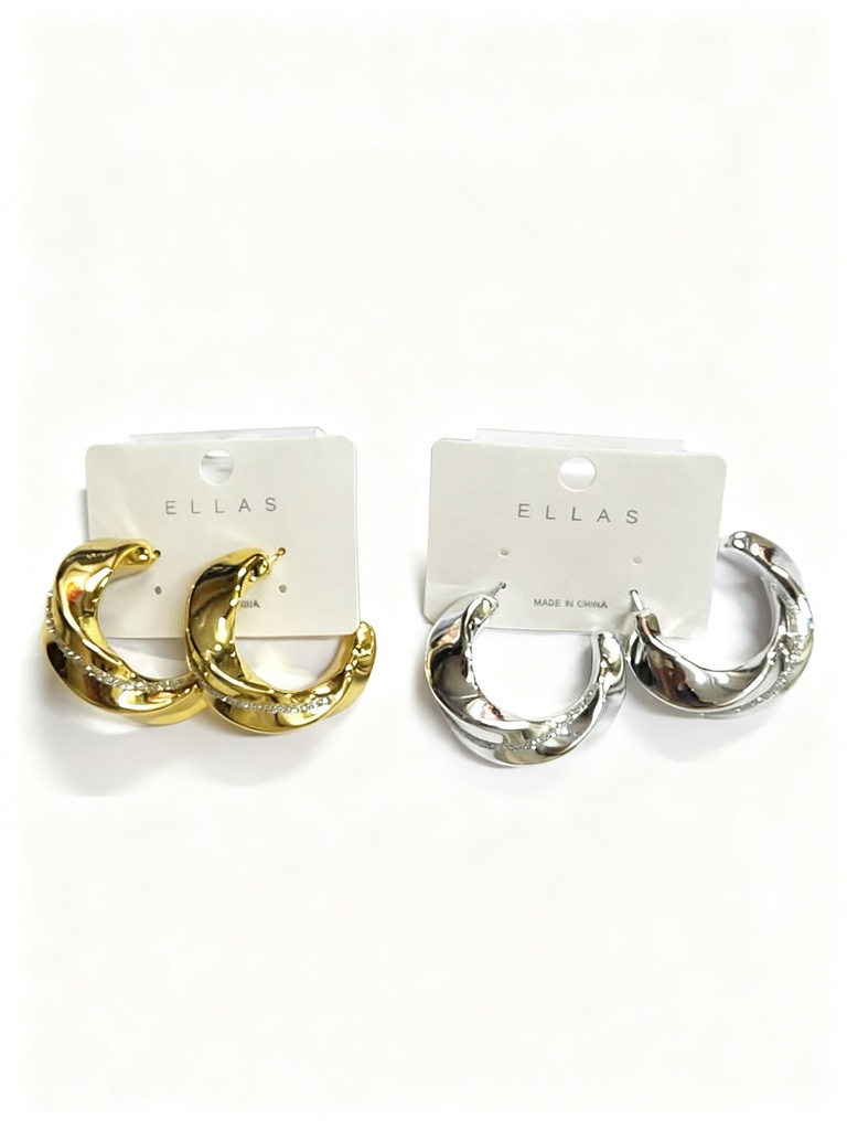 ZARCILLO ARGOLLA DORADA Y PLATEADA