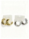 ZARCILLO ARGOLLA DORADA Y PLATEADA