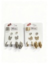 SET ZARCILLO ARGOLLA MARIPOSA  X4.5 PARES