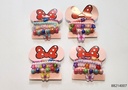 PULSERAS PARA NIÑAS SET DE 4 MARIPOSA