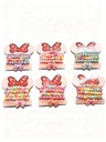 PULSERAS PARA NIÑAS SET DE 4 LAZO