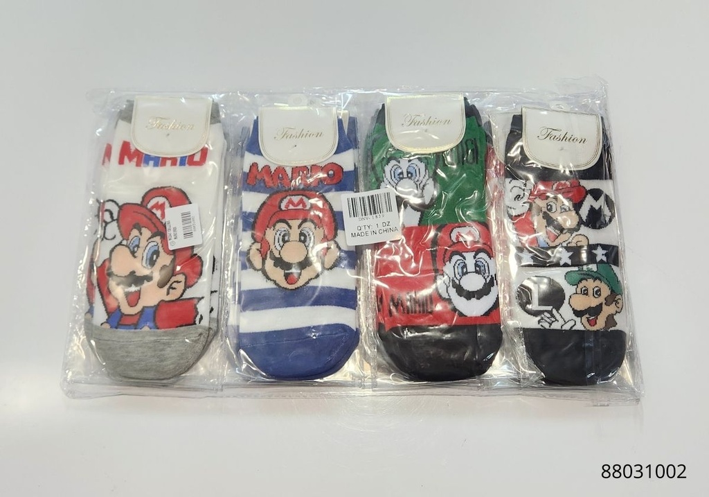 MEDIAS TOBILLERAS MARIO BROS