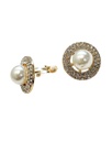 ZARCILLOS A PRESION STRASS PERLA