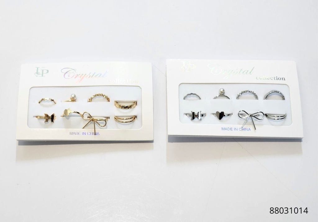 ANILLOS LAZO SET DE 8