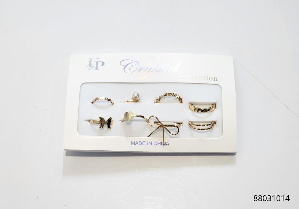 ANILLOS LAZO SET DE 8