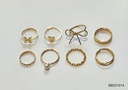ANILLOS LAZO SET DE 8
