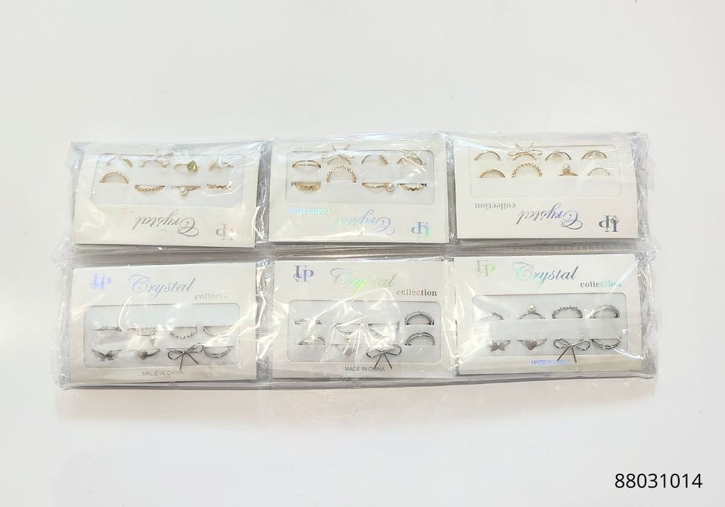 ANILLOS LAZO SET DE 8