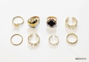 ANILLOS TREBOL SET DE 8