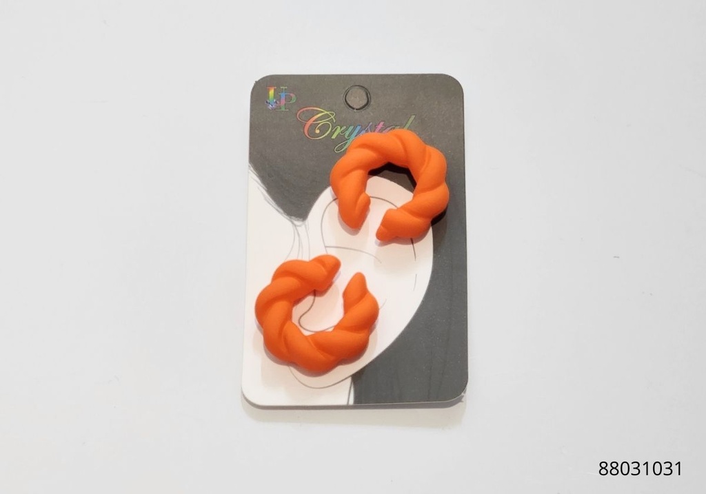 ZARCILLOS EAR CUFF COLORES TRENZADO MATE
