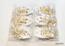 ARGOLLAS SET DE 5 Y TOPITOS DORADAS