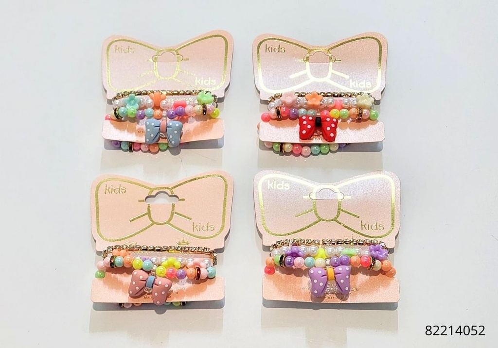 PULSERAS PARA NIÑAS SET DE 3