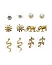 ZARCILLOS TOPITOS SET DE 6 PARES