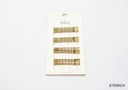 HAIR CLIPS HORQUILLAS DORADAS PLATEADAS SET DE 20