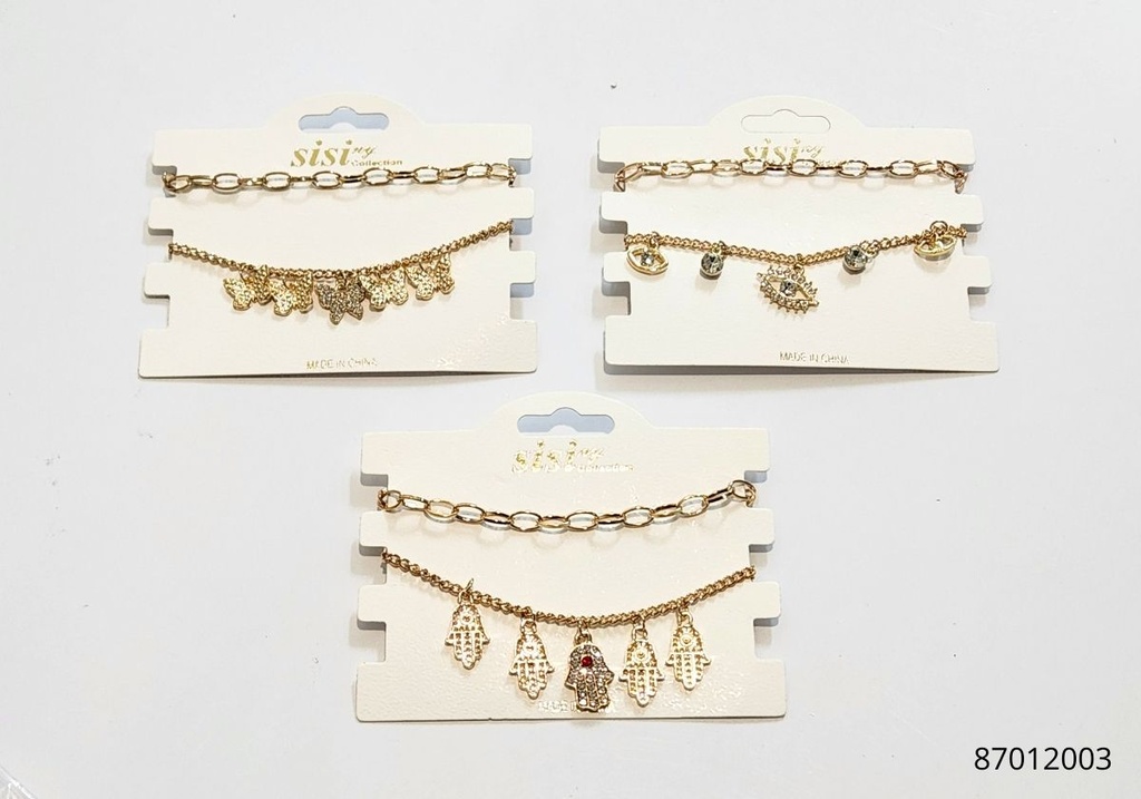 PULSERAS VARIADAS SET DE 2