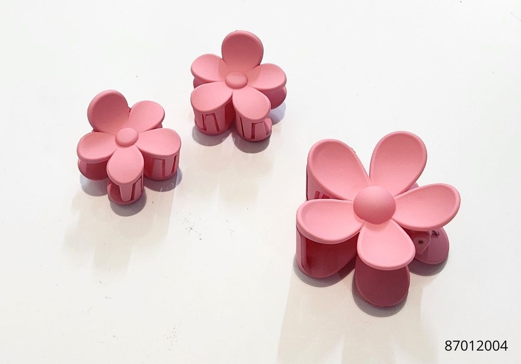 GANCHETAS MINI FLOR SET DE 3