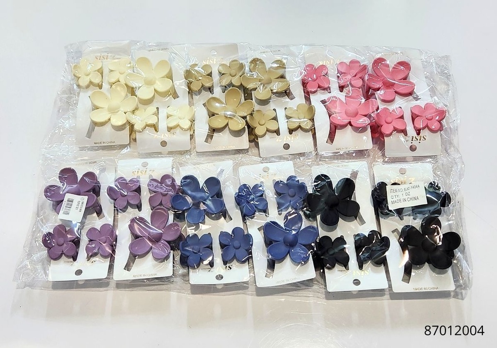 GANCHETAS MINI FLOR SET DE 3