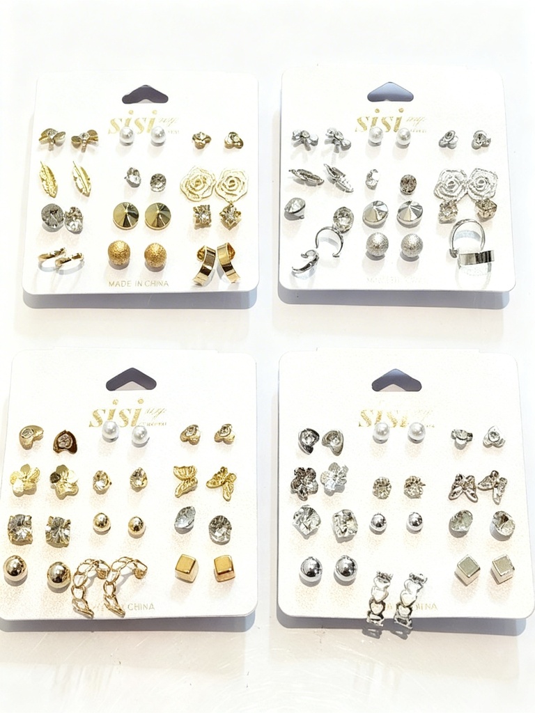 ZARCILLOS TOPITOS SET DE 12