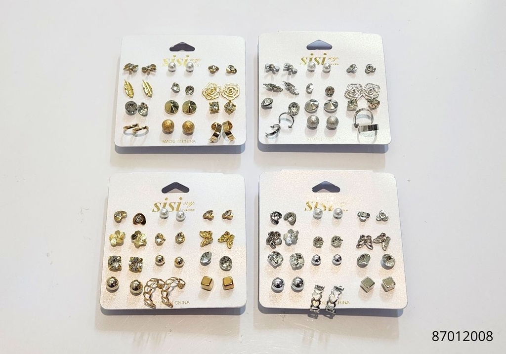 ZARCILLOS TOPITOS SET DE 12
