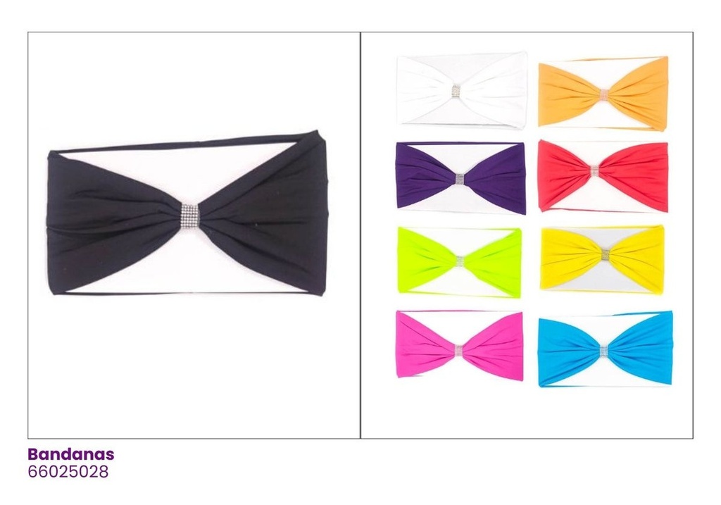 BANDANAS DAMAS TURBANTE BRILLANTE CENTRO