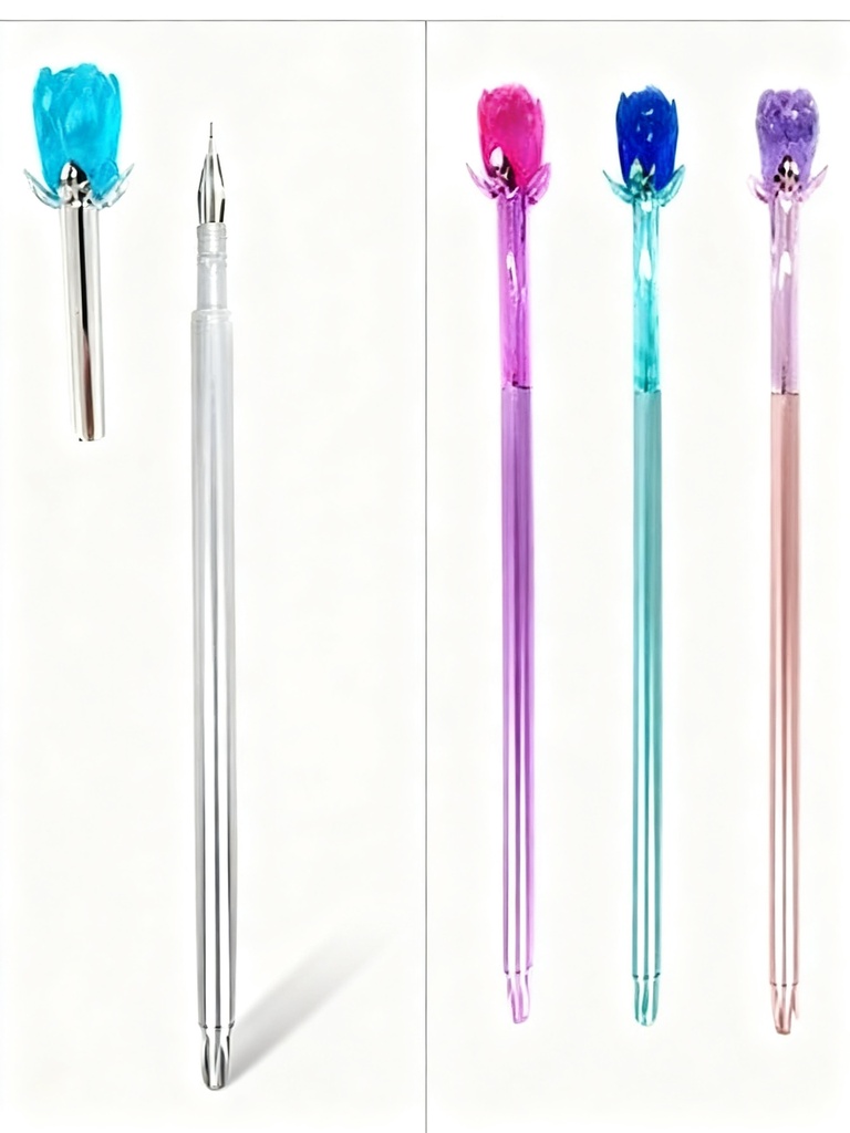 BOLIGRAFOS ACRILICO ROSA