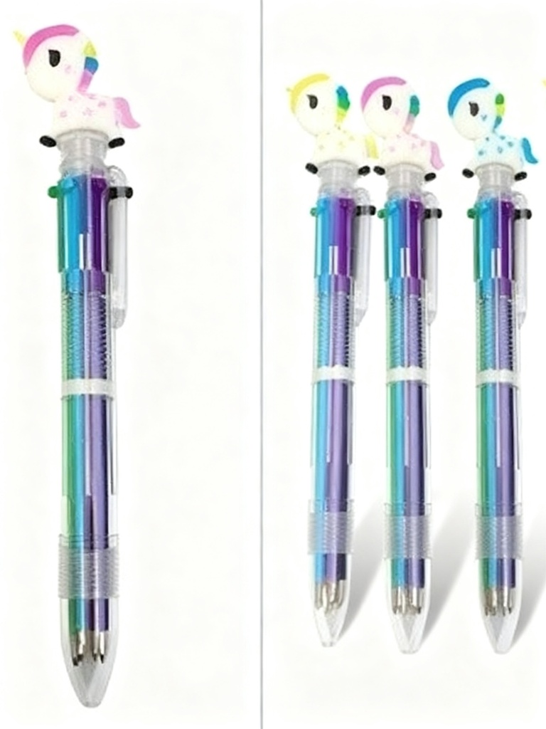 BOLIGRAFOS MULTICOLOR UNICORNIO