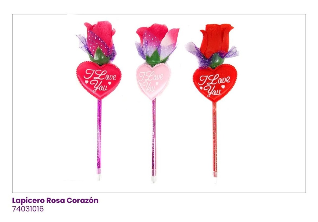 BOLIGRAFOS ROSA LOVE