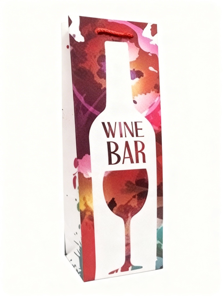 BOLSA DE REGALO BOTELLA COLORES