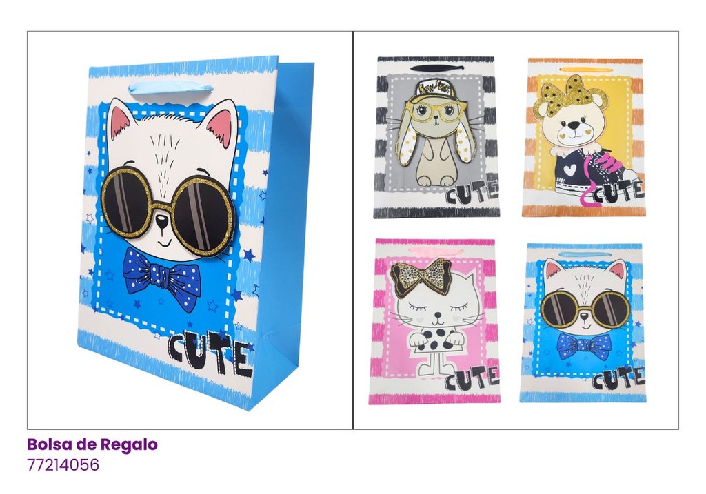 BOLSAS DE REGALO ANIMALES